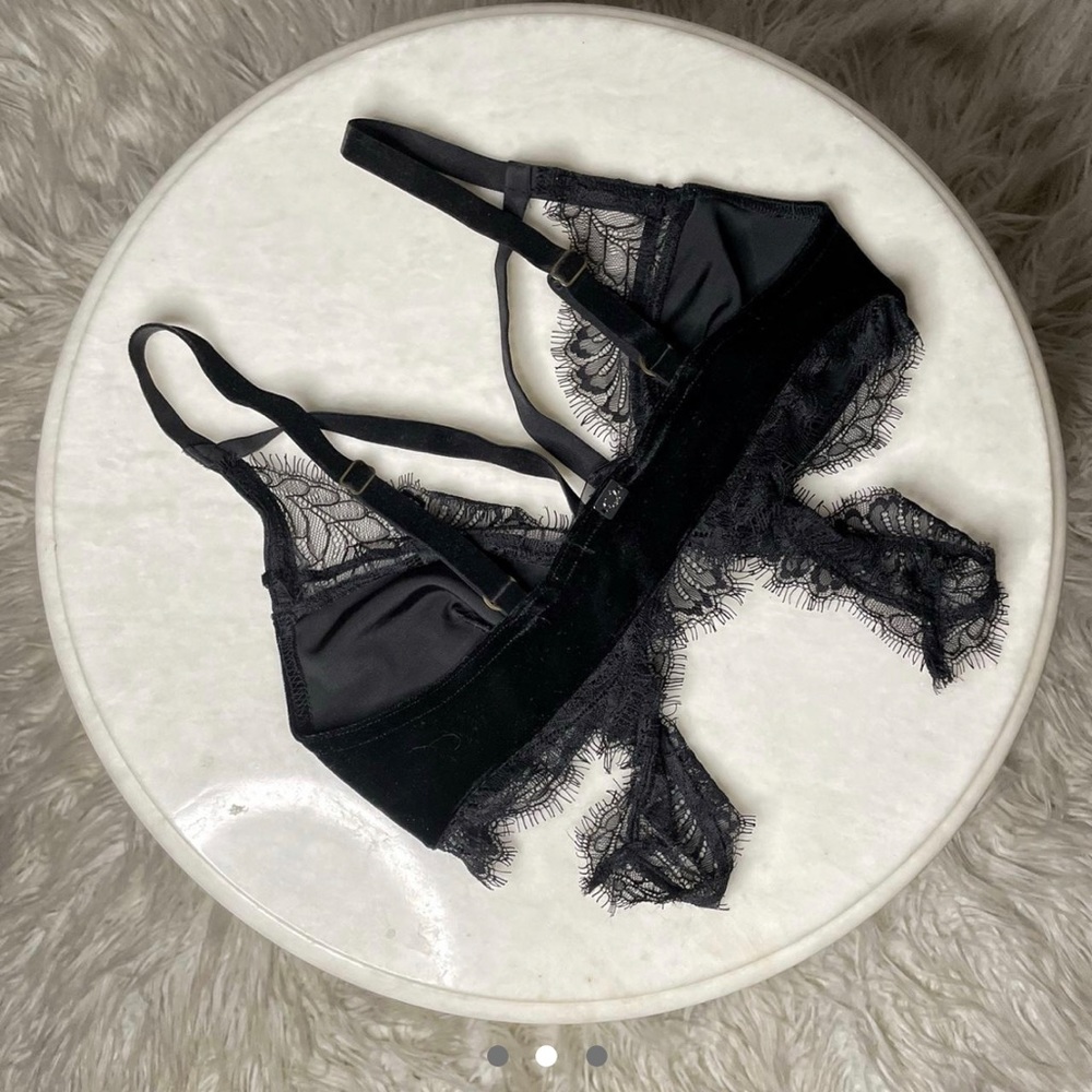 For Love and Lemons Marseille Bralette Black - Picture 3 of 4